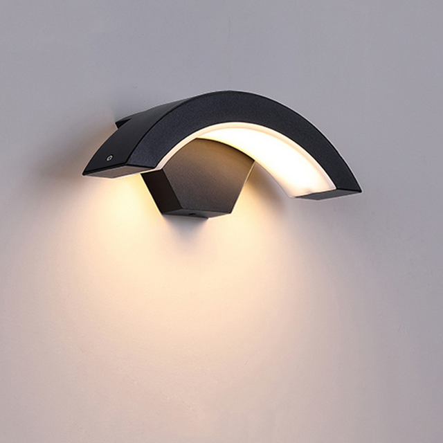 Sector Gartenlampe 18W Wasserdichte Außenwandlampe LED-Beleuchtung Aluminium-Wandlampe