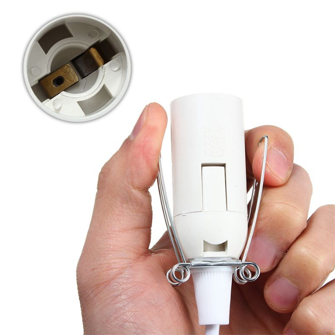 E14-Lampensockel, Pendelleuchten, 1,8 m Netzkabel, EU/US-Stecker, Hängelampen-Adapter mit Schalterdraht für Anhänger, E27-Sockel