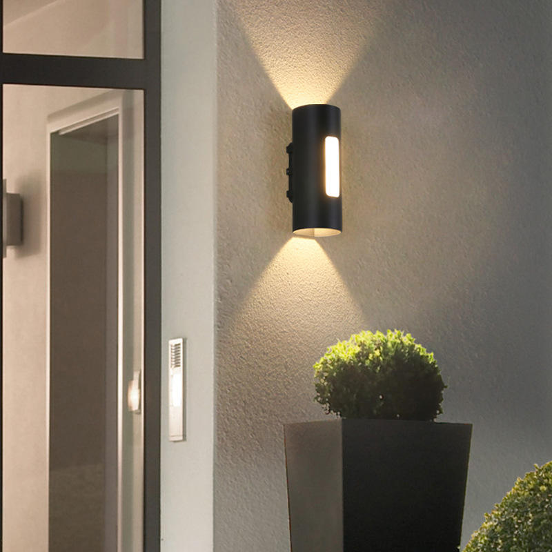 Moderne LED Wandleuchte Wasserdicht IP65 Up Down 10W Buitenbeleuchtung Home Hotel Winkel Gang Veranda Blaker Wandlampen AC 220V 110V