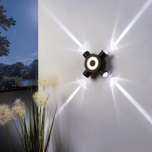 Led Wandleuchte Aluminium Outdoor IP65 Wasserdicht Up Down Wandleuchte Für Thuis Trap Slaapkamer Nachtkastje Badkamer Gang Beleuchtung