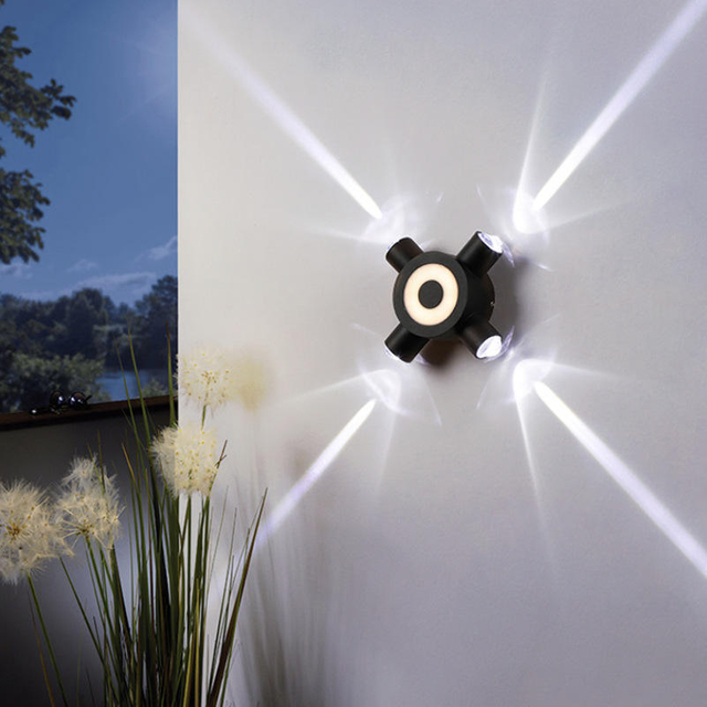 Led Wandleuchte Aluminium Outdoor IP65 Wasserdicht Up Down Wandleuchte Für Thuis Trap Slaapkamer Nachtkastje Badkamer Gang Beleuchtung
