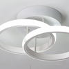 Weiße Kreis-Deckenlampen für Wohnzimmer, hängende Deckenlampe, Schlafzimmer-Deckenlampe, LED-Deckenlampe, moderne Deckenlampe