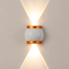 Wohnkultur 6W 12W LED Wandleuchte Indoor Outdoor Wasserdichte Aluminium Zwei-kopf Wand Lampe für Garten veranda Schlafzimmer Treppen Lichter