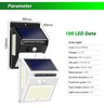 Intelligente Solar-LED für den Außenbereich, wasserdicht, nach oben und unten leuchtende Beleuchtung, Gartendekoration, Solarleuchten, Treppen, Zaun, Sonnenlicht-Lampe