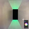 16 Farben APP-Steuerung Gartenleuchte Außerhalb Außen Haus Moderne wasserdichte Outdoor-LED-Wandleuchte Wandmontage