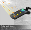 Hochwertige Wandleuchte mit LED-RGB-Solarleuchten für den Außenbereich mit Datumscoder