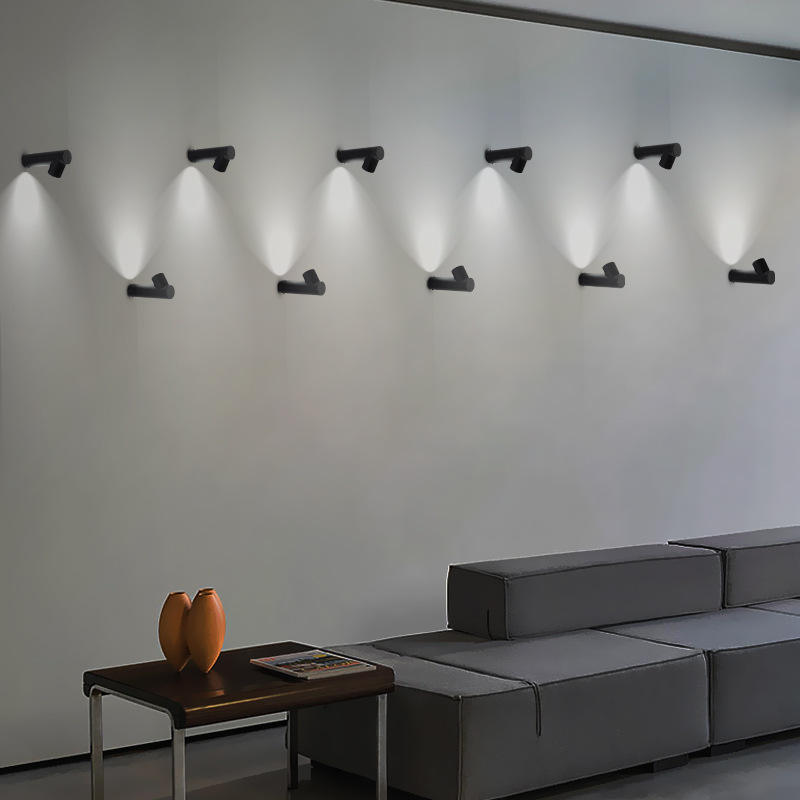 Moderne Acryl-Wandleuchte mit Bewegungsmelder, wasserdicht, IP65, 6 W, 12 W, für Innen- und Außenbereich, LED-Wandleuchte, Veranda, Straßenbeleuchtung, Balkon
