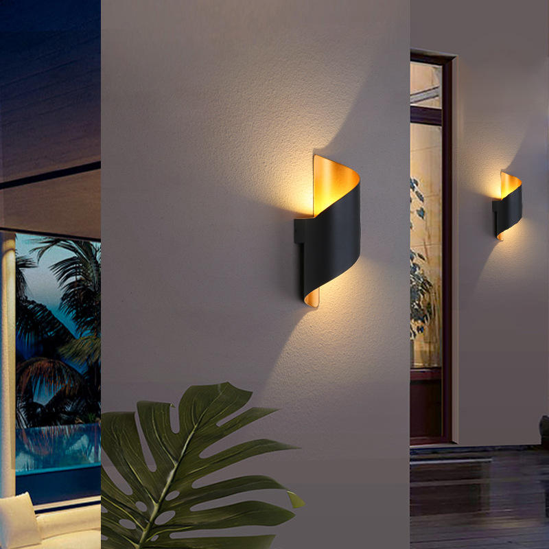 Indoor Outdoor 10W Up And Down Wandleuchte AC85-265V IP65 LED Treppenwandleuchte Aluminium Dekorieren Wandleuchte Schlafzimmer LED Wandleuchte