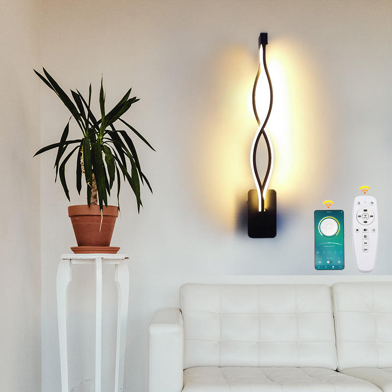 16 W moderne Hausdekoration, Wellenform, Aluminium, Up Down LED-Wandleuchte, LED-Wandleuchte für den Innenbereich, Urlaubsgirlandenlicht