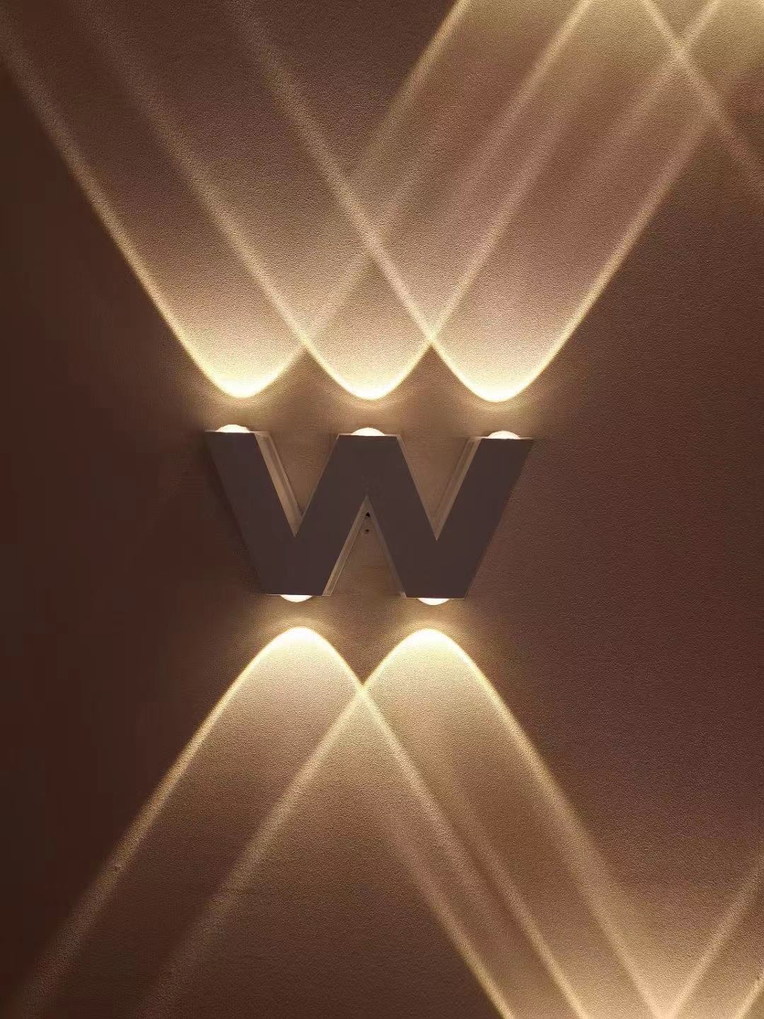 Hagood 3D-LED-Hausnummern-Licht für den Außenbereich, wasserdicht, für Zuhause, Hotel, Türschilder, Edelstahl, beleuchtetes Schild, Adresse, kostenloser Adapter