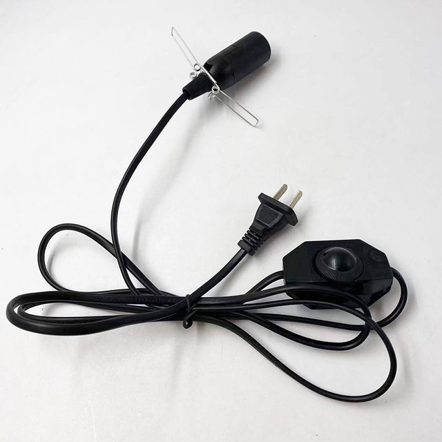 E14 301 Dimmerschalter 1,8 m Kabel 1,5 m Kabel 2 m Kabel US/EU-Stecker Licht 301 Dimmerschalter E14-Lampensteckerschalter mit Feder und blankem Körper
