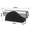 Einfacher Stil 2W 6W LED-Wandleuchte AC85-265V Aluminium Delikat Nachttischbeleuchtung für Innen-Hotel-Treppengangleuchte