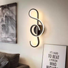 Indoor Interior 22W Muziek LED Wandlamp Open en neer Aluminium Versieren Wandkandelaar Boerderij Wandlamp Slaapkamer Creatief