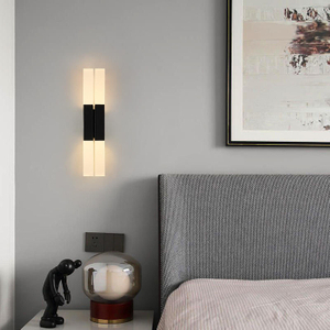 Nordic Moderne 8W Wand Lampe Wasserdicht Ip65 Led Aluminium Outdoor up Down Wand Licht für Garten Hotel Leuchtenden weißen Körper Glas