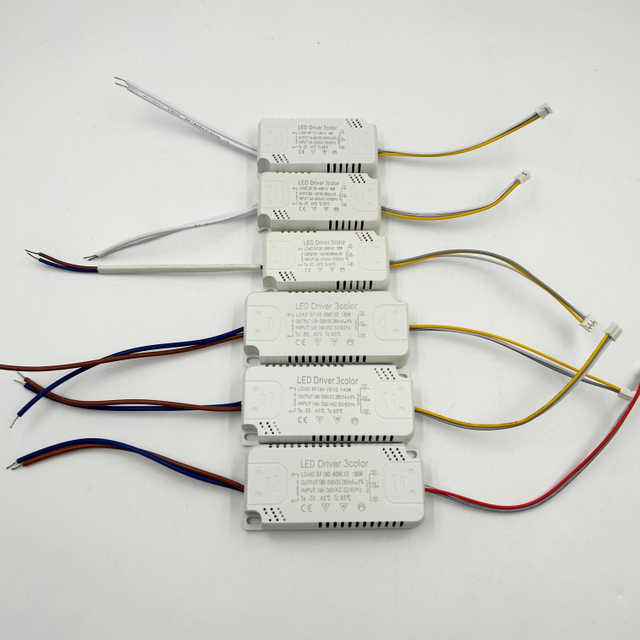 100 W, 140 W, 160 W LED-Treiber, Beleuchtungstransformatoren, Treiber mit drei Farbtemperaturen, Nicht-Warterpoof-COB-LED-Chip-Netzteil