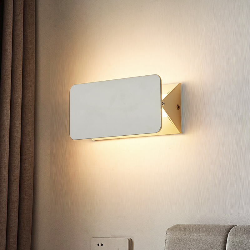 6W 12W 18W Innen-LED-Wandleuchte, verstellbarer Winkel, lange Wandleuchte, europäisch-französisches Innendesign