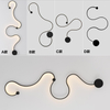Einfache Moderne Kreative Wohnzimmerlampe Hintergrundwanddekoration Designer Lampe Speziell Geformte Nachttischlampen