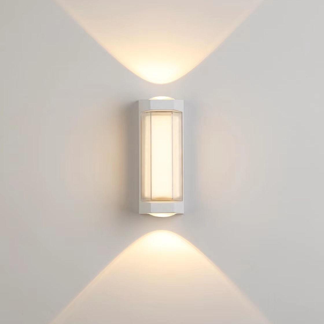 2023 Moderne LED-Wandleuchte Wasserdicht IP65 Up Down 10W Außenbeleuchtung Home Hotel Shop Korridor Veranda Wandleuchte Wandleuchten AC 220V 110V