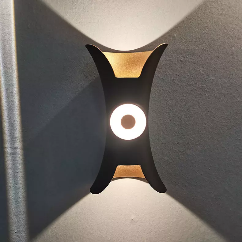 Wasserdichte LED-Wandleuchte für den Außenbereich, LED, IP65, Aluminium, nach oben und unten, für den Innen- und Außenbereich, dekoratives Licht