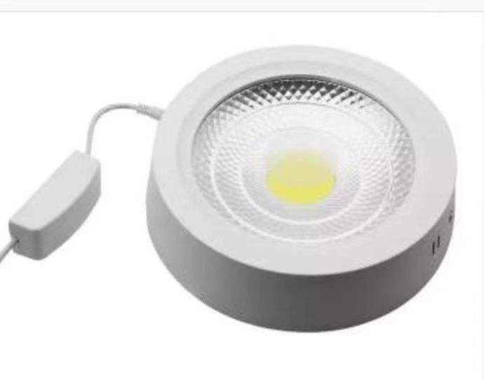 10W 15W 25W 30W LED-Panel-Lampe, Cob-Aufbau-Downlight, Balkon, Schlafzimmer, Küche, rund, lochfrei