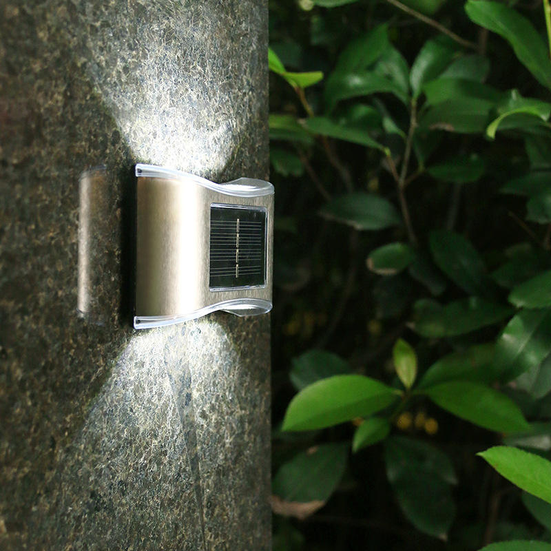 6LED Solar Lampe IP65 Wasserdichte Outdoor Lampe Innenhof Wand Lampe für Garten Villa Dekoration