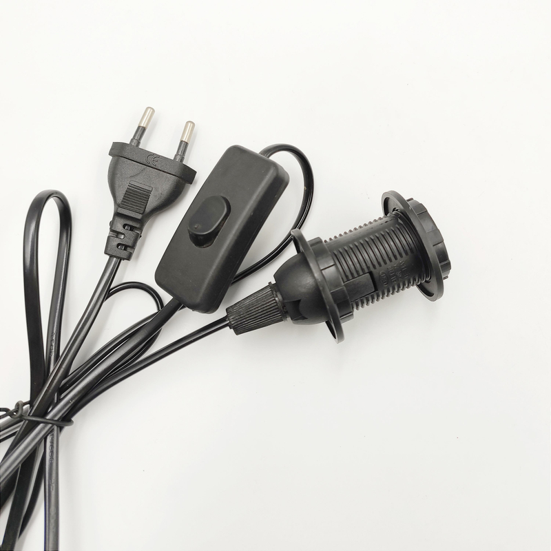 Himalaya-Salzlampenstecker, elektrischer Kabelstecker, EU-AU-US-Stecker, 303-Schalter, 301 dimmbarer Schalter, E14-E27-Lampenfassung