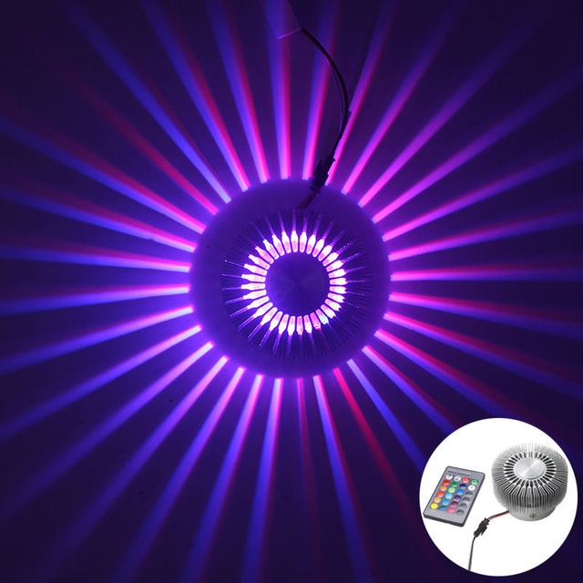 Sonnenblumen-LED-RGB-Deckenwandleuchte mit RGB-Fernbedienung, Innenbeleuchtung, hochwertige Wohndekor-Lampe