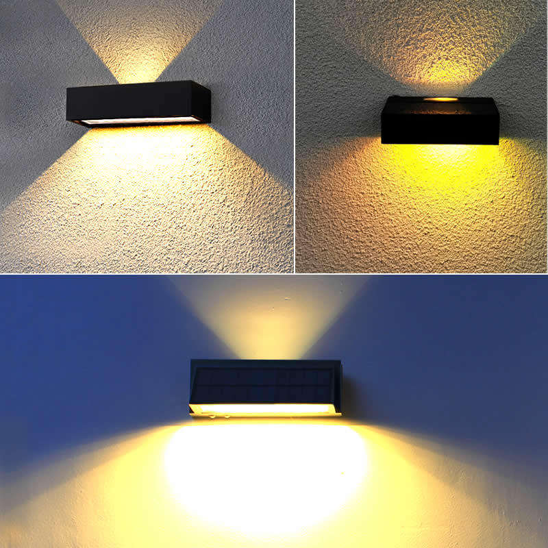 Solar Licht Wasserdichte Led Licht Im Freien Sonnenlicht Lampe für Garten Straße Landschaft Balkon Dekor Solar Wand Lampe Im Freien