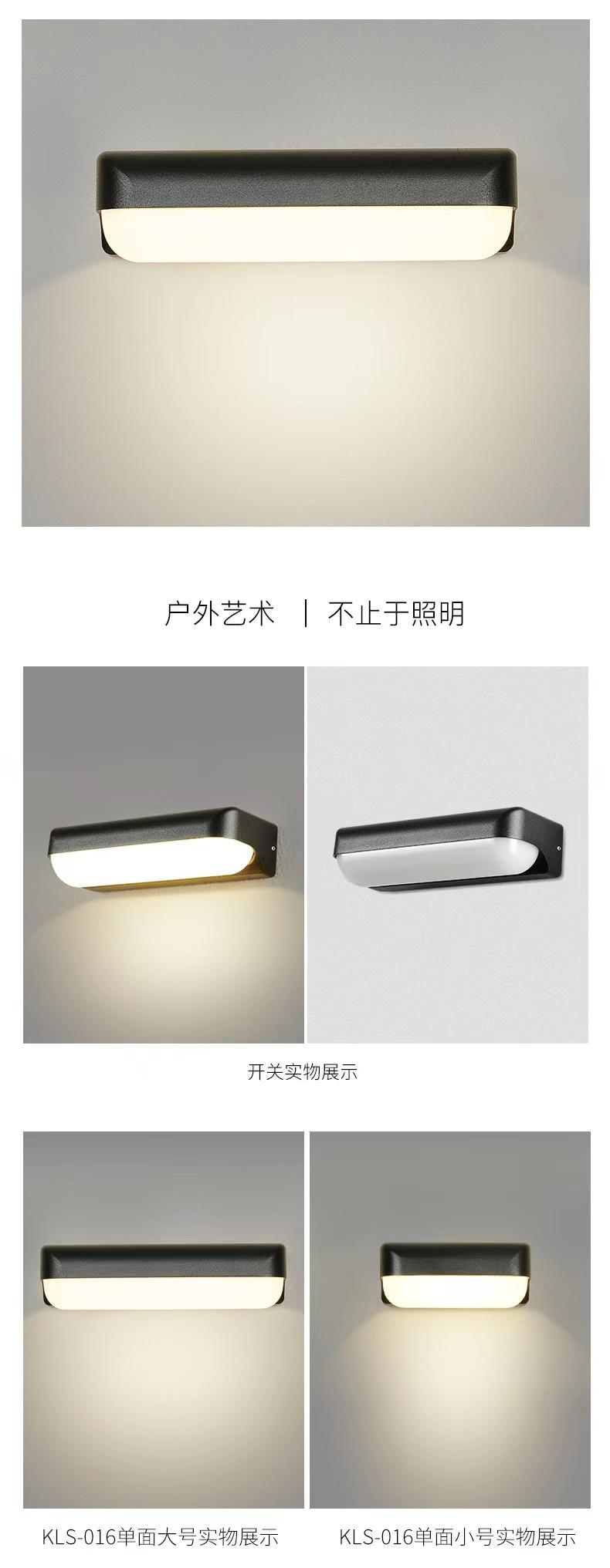 Led Wand Lampe Aluminium Outdoor IP65 Wasserdicht Up Down Wand Licht Für Home Treppen Schlafzimmer Nacht Badezimmer Korridor Beleuchtung