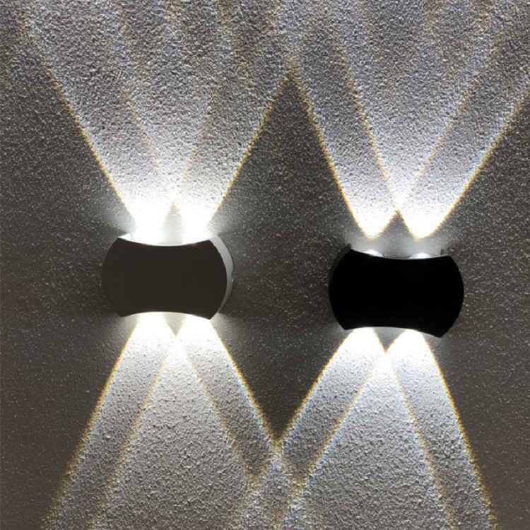 4W moderne minimalistische Outdoor Indoor Hotel Gang Korridor Tür Innenhof Treppe Veranda LED wasserdichte Mond Wandleuchte