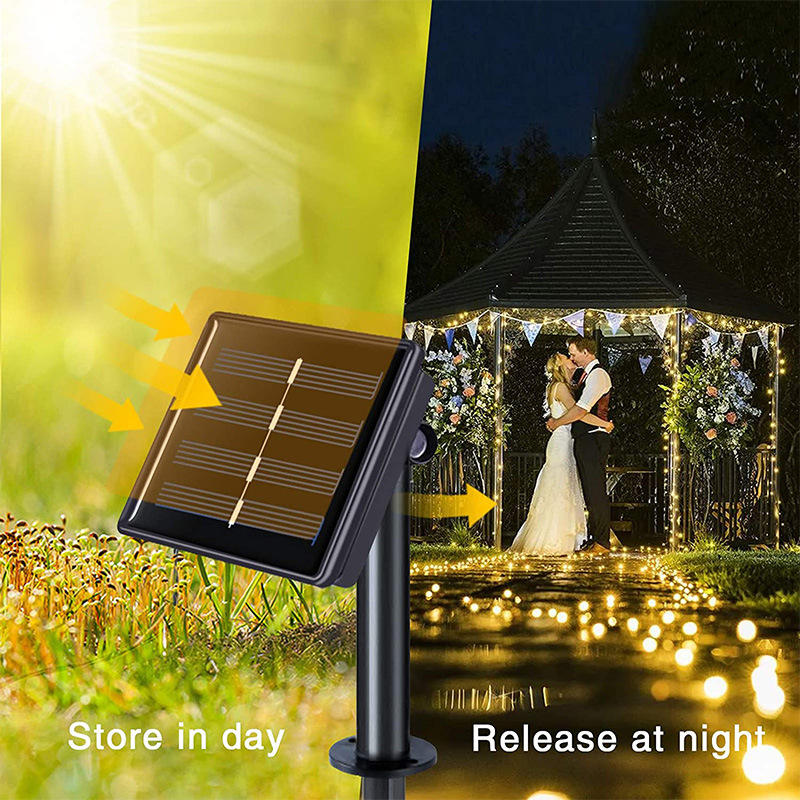 Solar String Fairy Lichter 200m Weihnachten Lichter Wasserdichte Outdoor Girlande Solar Power Lampe Weihnachten Für Garten Dekoration.