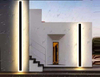 LED Aluminium Modern Garden Rechteckige wasserdichte Wandleuchte