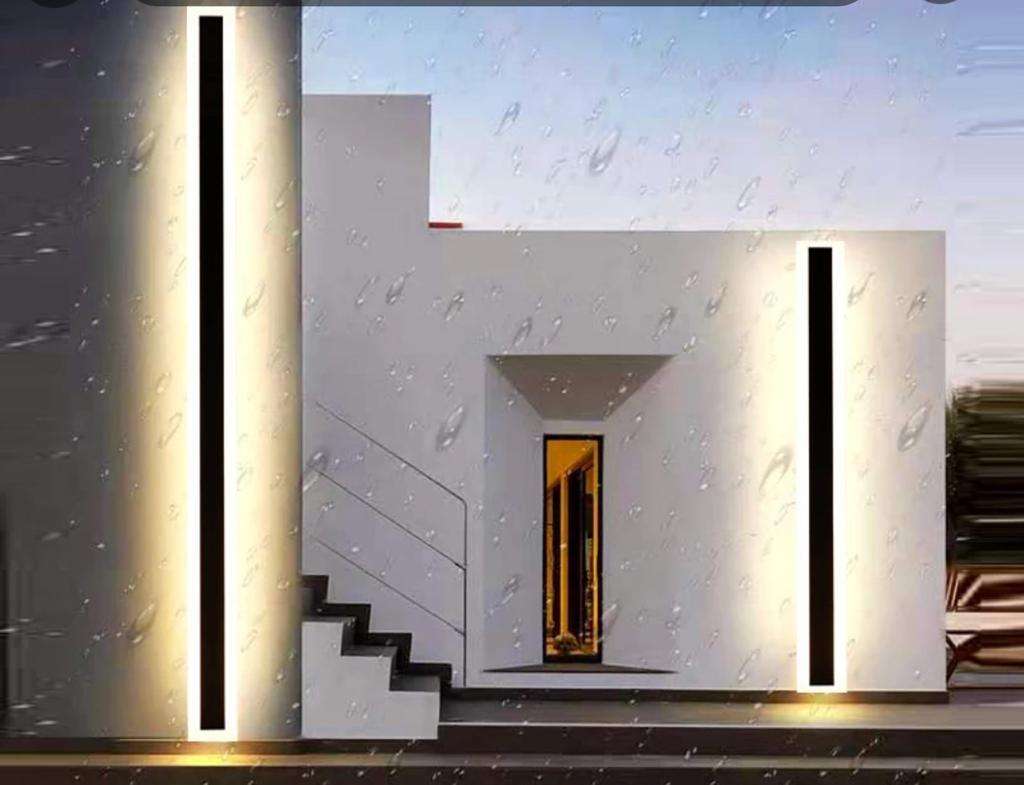 LED Aluminium Modern Garden Rechteckige wasserdichte Wandleuchte