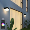2023 Tuya APP Controle LED Intelligente Wand Lampe IP65 Wasserdichte Bunte Modische Dekorative Wand Lampe