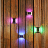 6LED Solar Lampe IP65 Wasserdichte Outdoor Lampe Hof Wand Lampe für Garten Villa Dekoration LED Garten Wand Licht