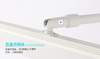 LED-Leuchten, Aluminium-Spiegel-Scheinwerfer, 9 W, verstellbarer Winkel, drehbare Wandlampen mit drei Farbtemperaturen, Innen-Badezimmer-Licht