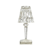 Kristall-Tischlampe, kleine Nachtlampe, wiederaufladbare Tischlampe, bietet kreative Atmosphäre für Nachtbar-Dekoration und 