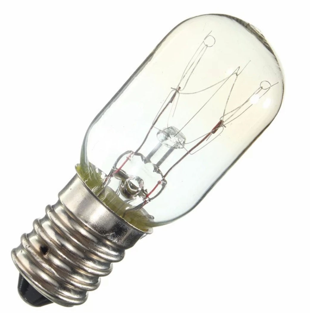 AC220 230V Edison-Glühbirne E14 SES 15W 25W Kühlschrank Kühlschrank Glühbirne Wolfram-Glühlampe Glühbirnen Warmweiß Deckenstrahler