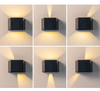 NEUE Solar Wand Lichter Im Freien Wasserdichte Straße Dekoration Wand Beleuchtung LED Solar Power Veranda Lampe Für Villa Terrasse Garten