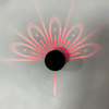Kreative Pfau Projektion Lampe Remote Touch RGB Bunte Led Hintergrund Nachtlicht Tier Wand Licht Home Deco Für Schlafzimmer
