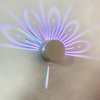 Kreative Pfau Projektion Lampe Remote Touch RGB Bunte Led Hintergrund Nachtlicht Tier Wand Licht Home Deco Für Schlafzimmer