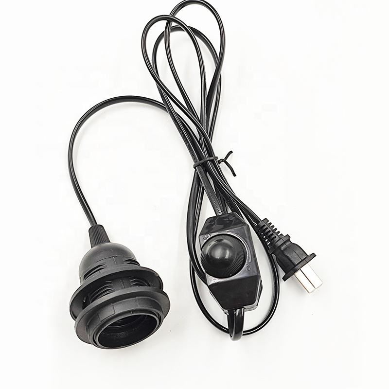 110V 220V 301 Dimmschalter Dimmbarer Schalter E26 E27 Elektrischer Kabelstecker Schalterdraht 0,75 mm 0,5 mm 0,35 mm E26 Lampenfassung