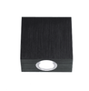 3W LED-Wandleuchte, einseitige Wandleuchte, Aluminium-Einzelkopf-Wandleuchte, AC85-265V, gebürstetes schwarzes Silbergehäuse
