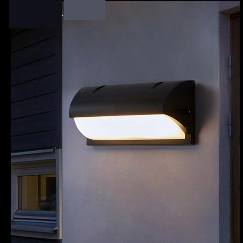 12W LED-Außenwandleuchte, wasserdichte LED-Wandleuchte, einfache Gangtreppe, Innenhofleuchte, Balkonwandleuchte, superhell
