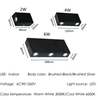 Cube COB LED Innenbeleuchtung Wandleuchte Moderne Wohnbeleuchtung Dekoration Wandleuchte Aluminium Lampe 6 Watt 85-265 V Für Bad Korridor
