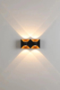 6 W 12 W Bogen Wand Lampe Wasserdichte LED Wand Licht Garten Haushalt Dekorative Lichter Fabrik Preis Schwarz Und Weiß gehäuse