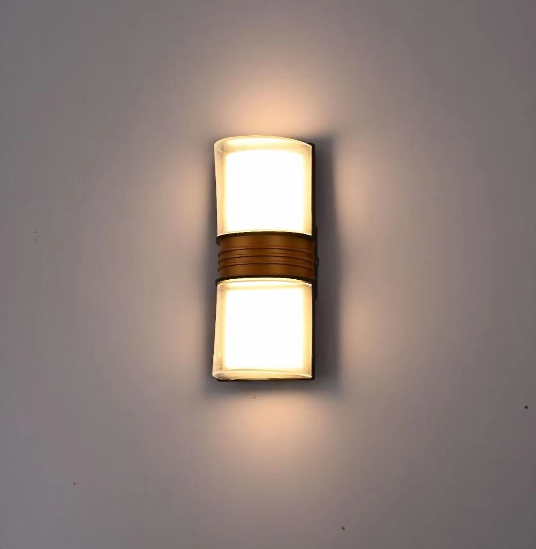 6W 12W LED Moderne Outdoor Wasserdichte Wand Lampe Innen Schlafzimmer Wohnzimmer Balkon Wand Licht Hause Beleuchtung Aluminium wandleuchte