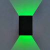 Moderne LED Up And Down Wandleuchte RGB mit Controller Schlafzimmer Nachttischlampen Dekoration Wandlamp AC85-265V Industrielle Projektbeleuchtung