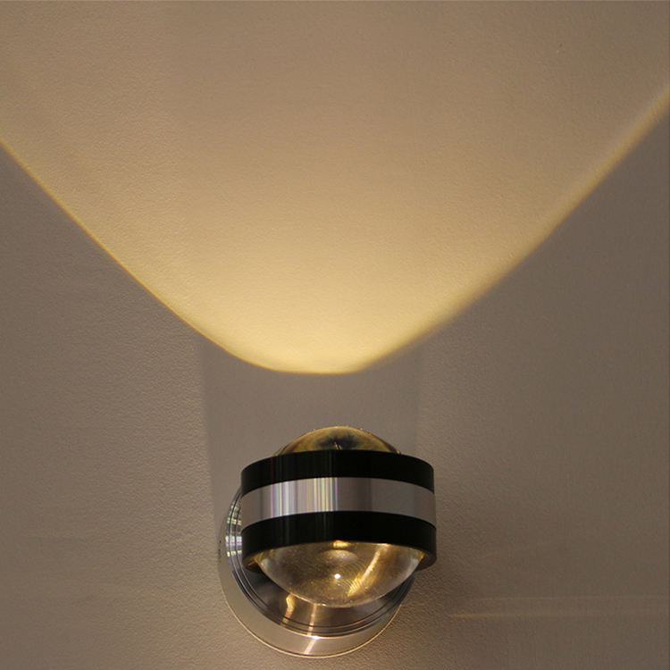 Up Down Wandleuchte LED 6W Innenwandleuchte Hoteldekoration Licht Wohnzimmer Schlafzimmer Nachttisch TV Hintergrundbild Lampen