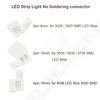 8 mm2P/10 mm 2 P/10 mm 4 P lötfreier Splitter rechts, schnell, kein Löten, Eckadapter, 12 V, 3528/5050 LED-RGB-Streifen